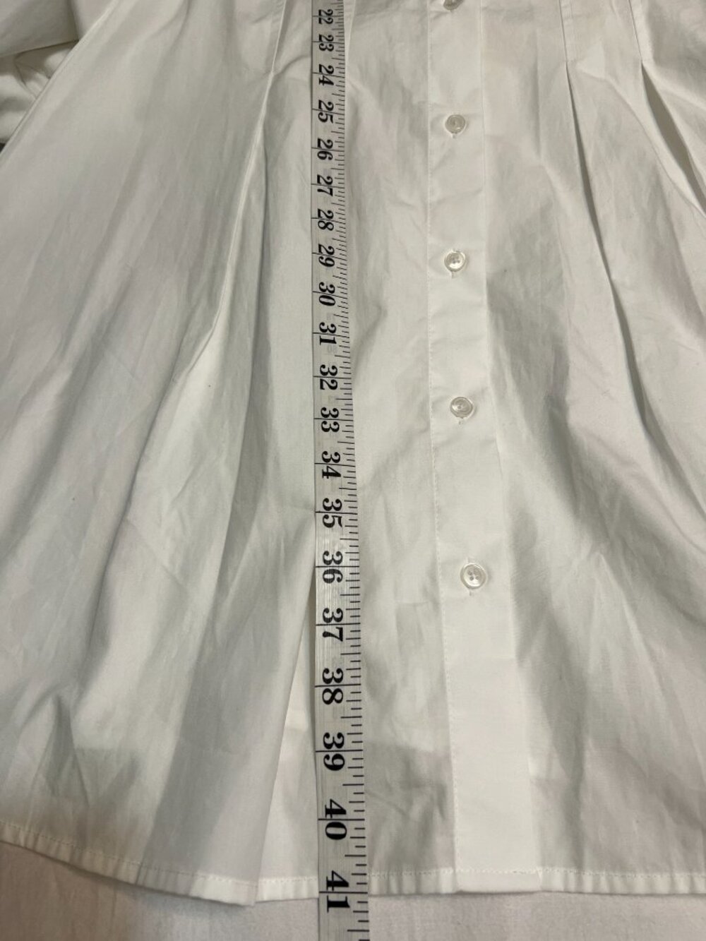 NWT Banana Republic White Cotton Shirt Dress Womens Size 6 Button Front Midi - Picture 10 of 11
